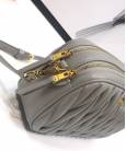 Сумка Miu Miu Matelassé Leather Bandoleer Bag Grey